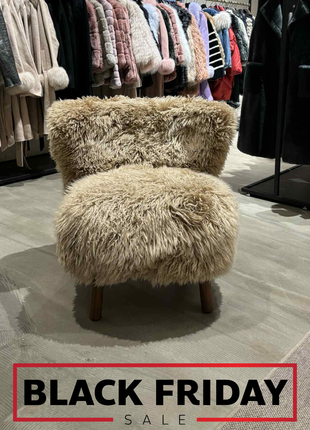 BLACK FRIDAY - Emily Loungestuhl - Langhaar [NUR 1 Stück]