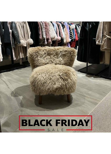 BLACK FRIDAY - Emily Loungestuhl - Langhaar [NUR 1 Stück]