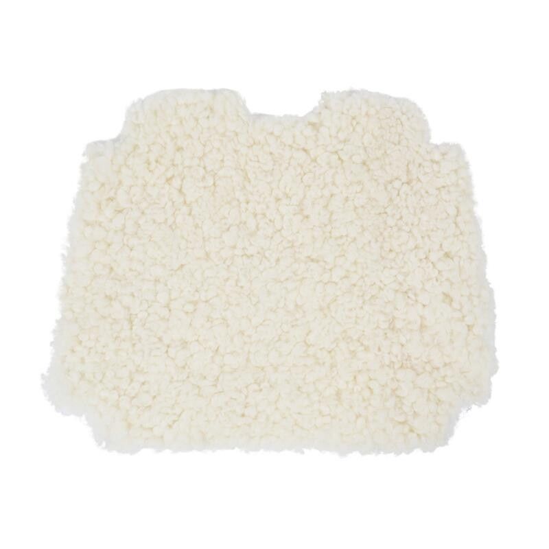 Stuhlauflage für Kinder Y-Stuhl | Kurzhaar | Neuseeland | 27x35 cm Weiß