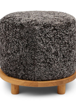 Simon Pouf | Kurzhaar | Neuseeland | D46x52 cm Cappuccino