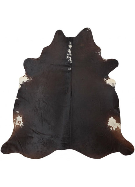 Unika Kuhfell | Dunkelbraun/Rot | 3,6 qm