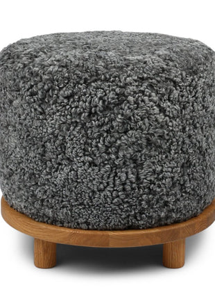 Simon Pouf | Kurzhaar | Neuseeland | D46x52 cm Grafit
