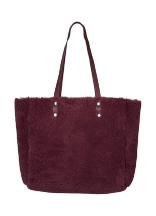 Aya Tasche | Lammwolle Bordeaux
