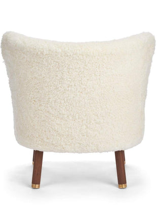 Emil Loungesessel | Premium Lammfell | Kurzhaar Weiß