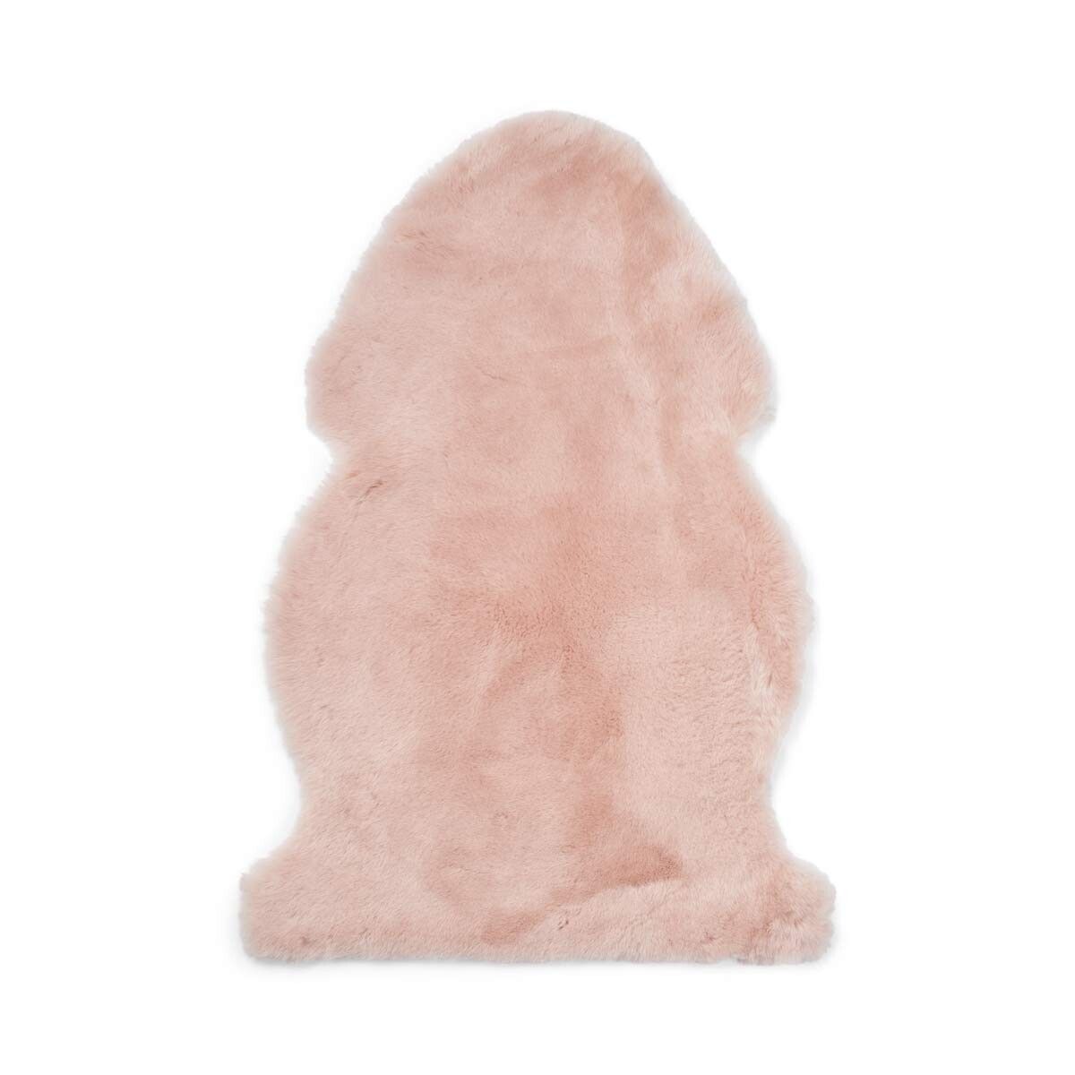 Baby Lammfell | Kurzhaar | Neuseeland | 95 cm Hellrosa