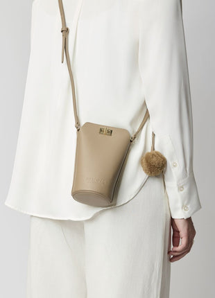 Adina Handytasche | Lammleder Antikgrün