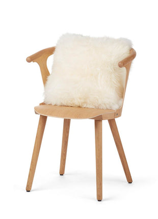 Fellkissen | Langhaar | Neuseeland | 40x40 cm Weiß