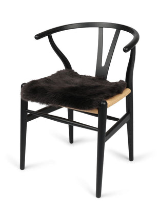 Sitzkissen | Langhaar | Neuseeland | Stoffrückseite | 40x40 cm Schokolade