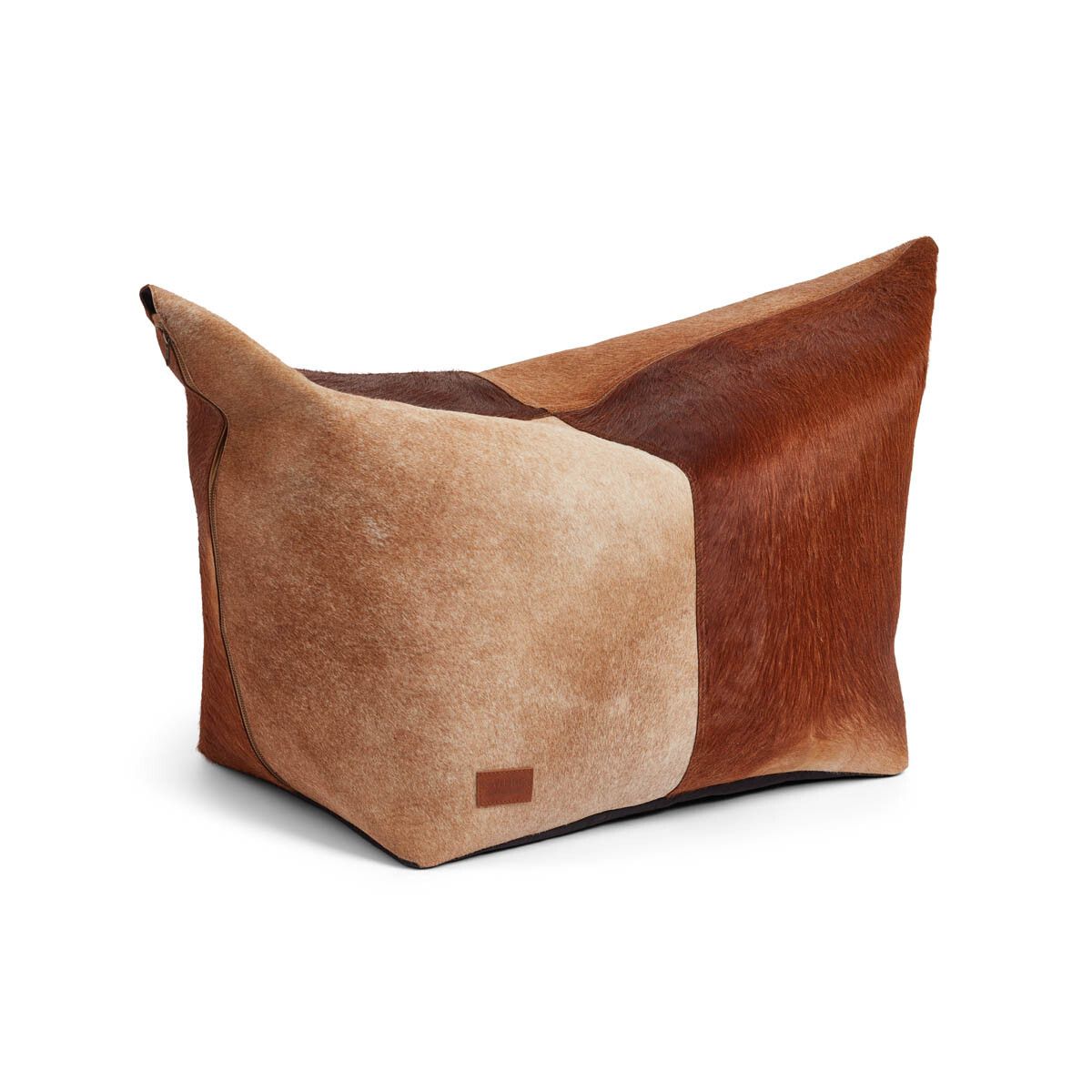 Hocker | Argentina | Hochwertiges Kalbsleder Braun