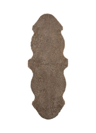 Doppeltes Lammfell | Kurzhaar | Neuseeland | 160x60 cm Sahara