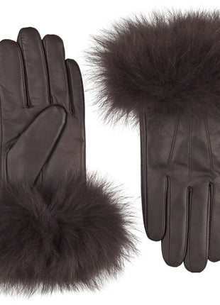 Kathy | Lederhandschuhe | Fuchspelz | Damenhandschuhe