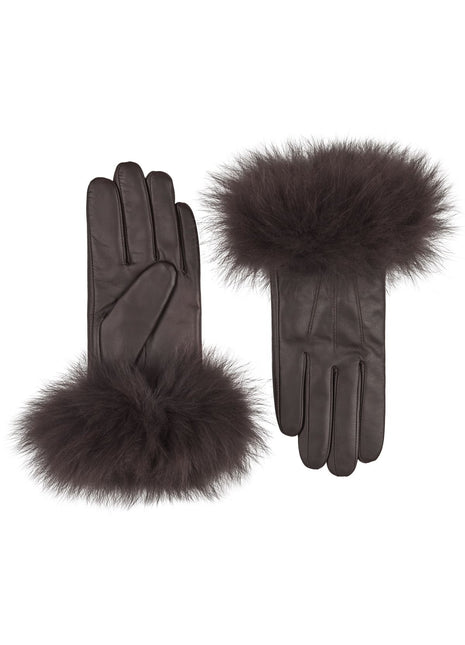 Kathy | Lederhandschuhe | Fuchspelz | Damenhandschuhe