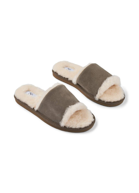 Classic Slipper | Wildleder, Lammfell