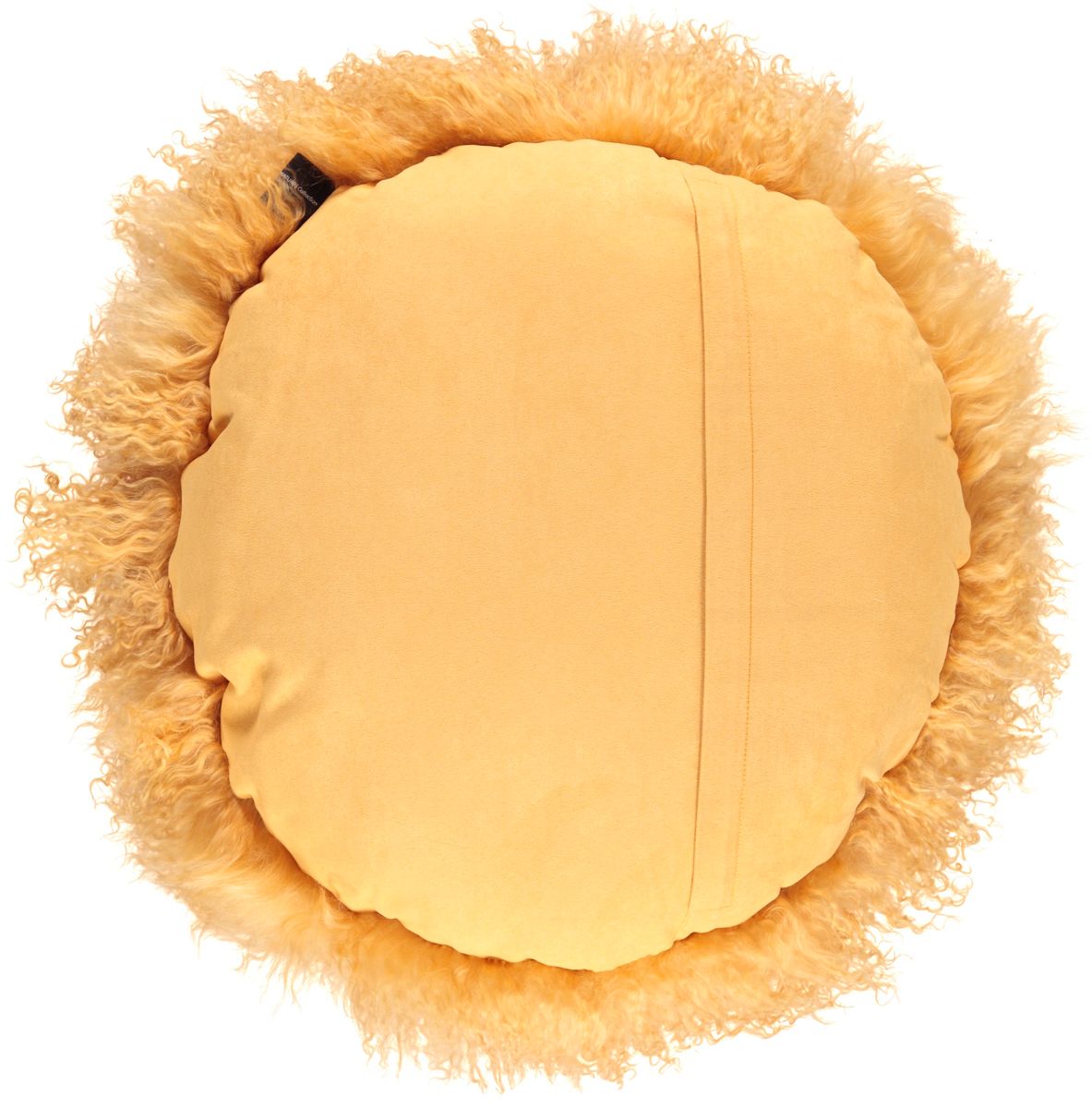 Lammfellkissen | Tibet | D38 cm | D45 cm | D62 cm Goldgelb