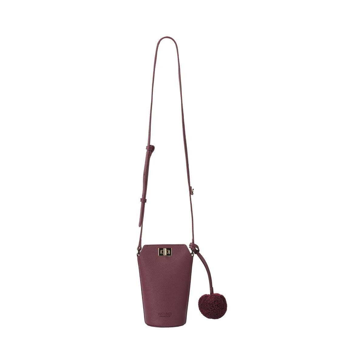 Adina Handytasche | Lammleder Bordeaux