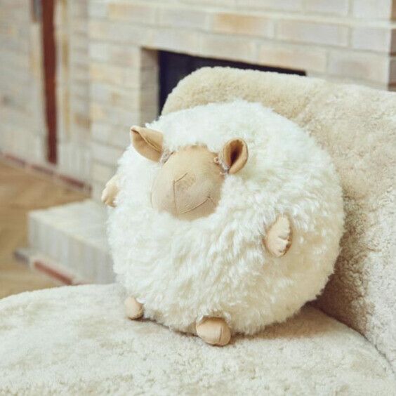 Cute Sheep | Kurzhaar | Neuseeland | D26 cm Beige/Weiß