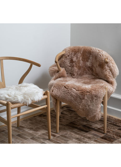 Lammfell | Island | Doppelseitig | 90x60 cm Tan