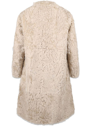 Sofia Jacke | Kalgan Lammfell Beige