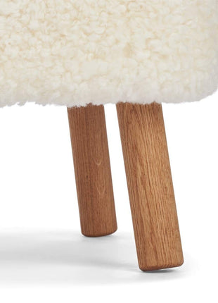 Emily Loungestuhl | Kurzhaar | Design Möbel Weiß