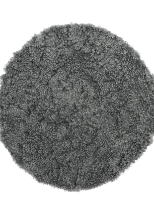 Stuhlauflage | Kurzhaar | Neuseeland | D34 cm Hellgrau