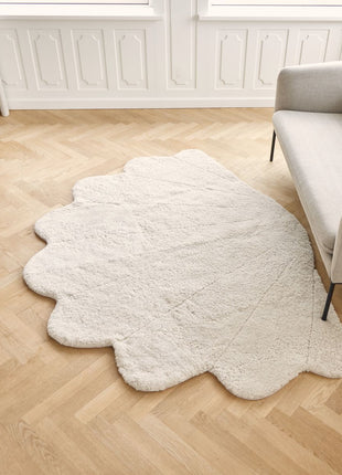 Shell Lammfell Designerteppich | Kurzhaar | Neuseeland | 210x150 cm
