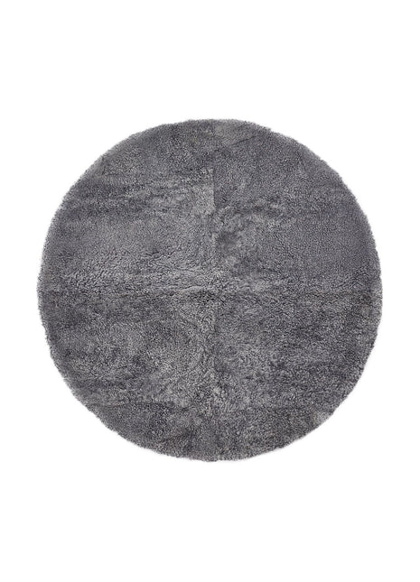 Lammfell Designerteppich | Kurzhaar | Neuseeland | D140 cm