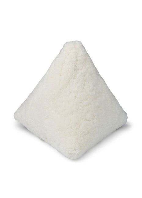 Hematite Lammfellkissen | Kurzhaar | Neuseeland | 35x35x35 cm