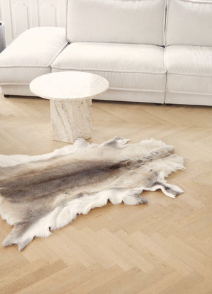 Rentierfell | Finnland | Hell (selten) | 70x110 cm Natürlich