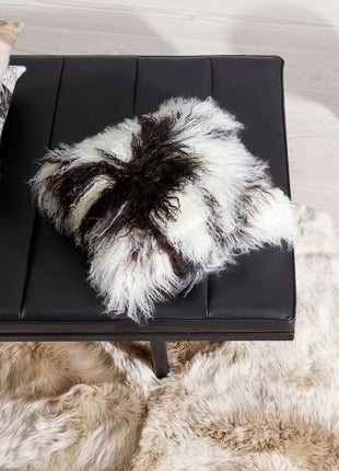 Lammfellkissen Premium | Tibet | 40x40 cm Arctic Sunrise