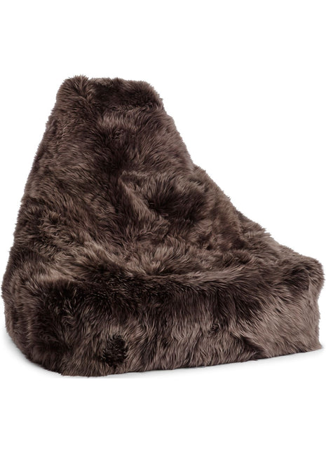 Lammfell Sitzsackstuhl Premium | Langhaar | Neuseeland | 100x100x80 cm