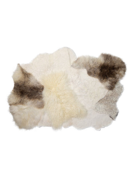 Lammfell Designteppich | Langhaar, Kurzhaar | Island 