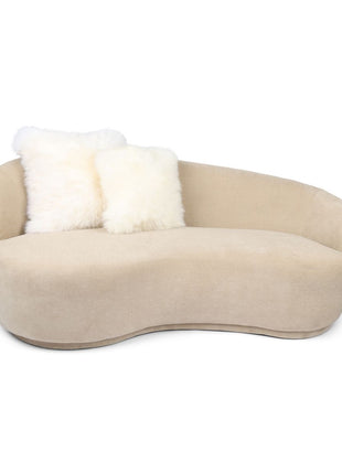 Fellkissenbezug | Langhaar | Neuseeland | 50,5x50,5 cm Weiß