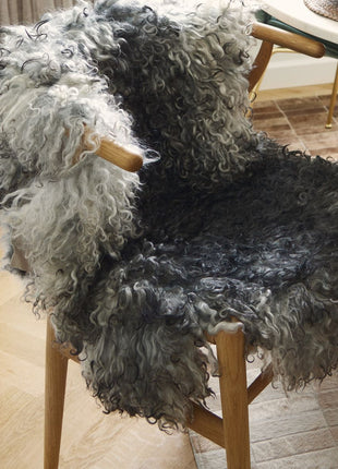 Lammfell | Gotland | 90-100x70 cm Naturgrau