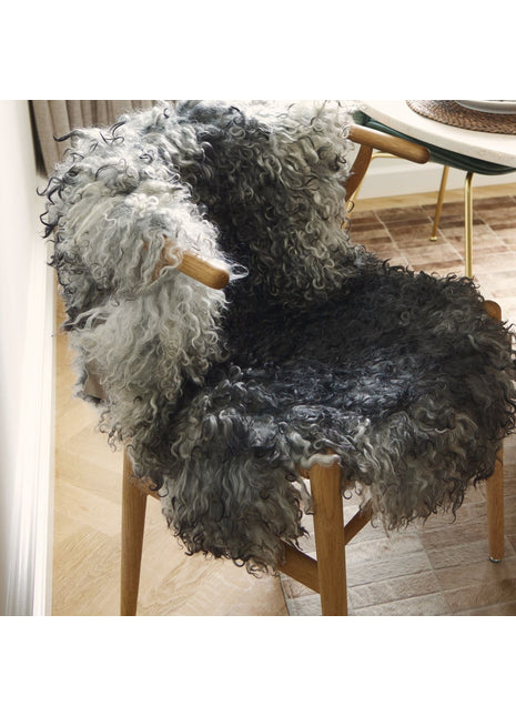 Lammfell | Gotland | 90-100x70 cm Naturgrau