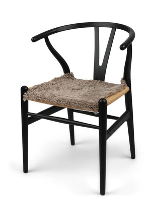 Stuhlauflage | Kurzhaar | Neuseeland | 40x40 cm Sahara