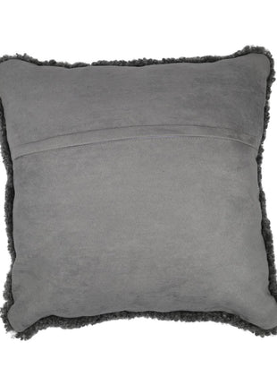 Fellkissen | Kurzhaar | Neuseeland | 40x40 cm Skandinavisch Hellgrau