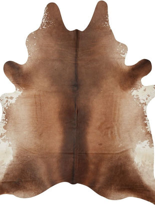 Unika Kuhfell | Dunkelbraun/Rot | 4,2 qm