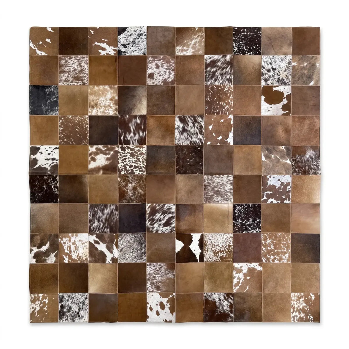 Kuhfell Design Teppich | Brasilien | 200x200 cm