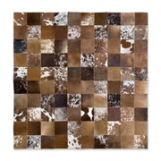 Kuhfell Design Teppich | Brasilien | 200x200 cm