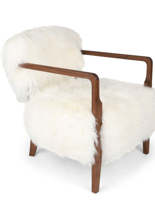 Lina Loungesessel | Premium Lammfell | Designmöbel