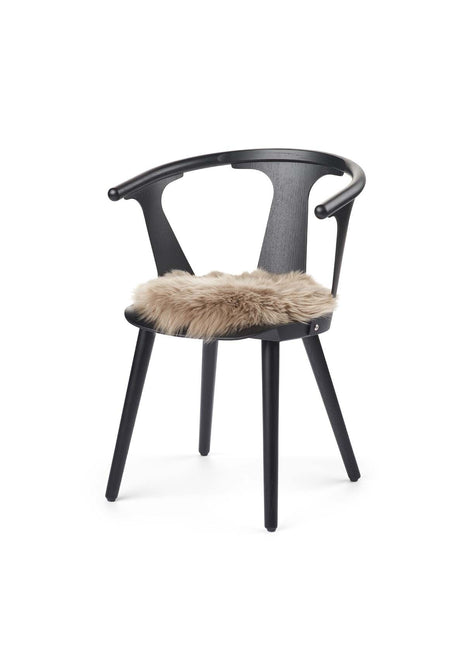 Lammfell Stuhlkissen Premium | Langhaar | Neuseeland | D38 cm