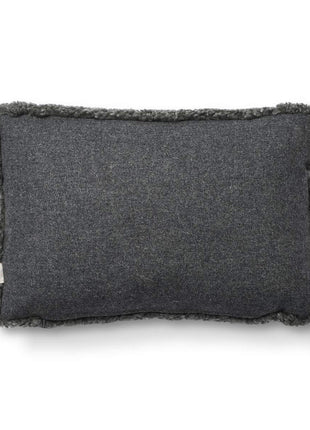 Lammfellkissen | Kurzhaar | Neuseeland | 100% Wolle | 52x52 cm | 34x52 cm Steingrau/Grafit