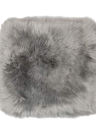 Fellkissenbezug | Langhaar | Neuseeland | 40x40 cm Hellgrau