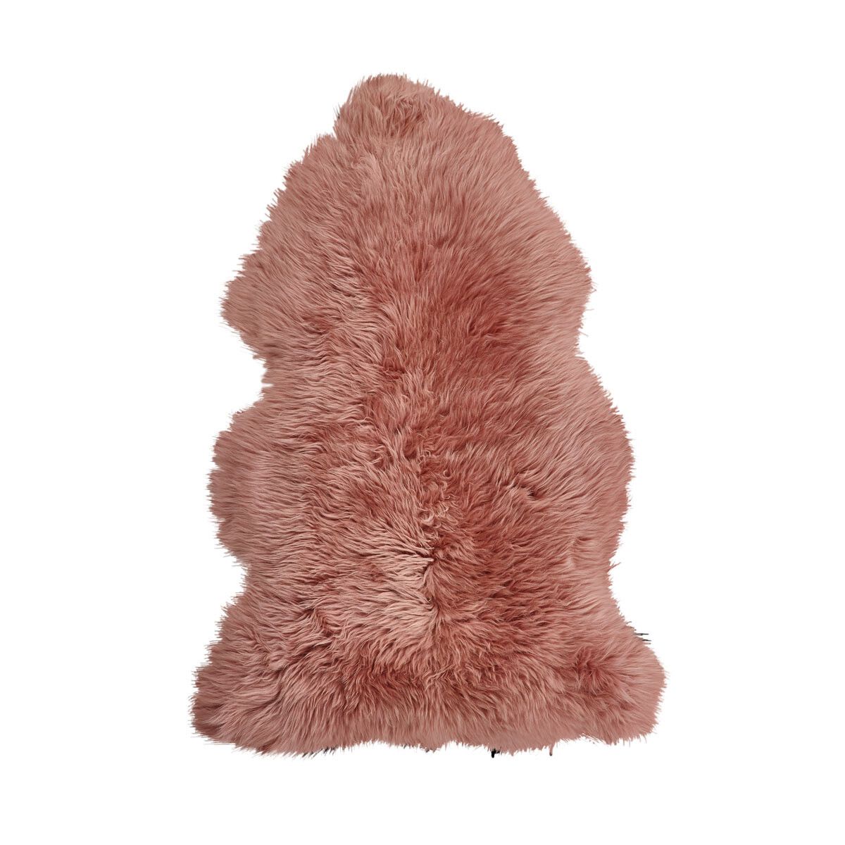 Merino Premium Lammfell | Langhaar | Neuseeland | 115x60 cm Rosa
