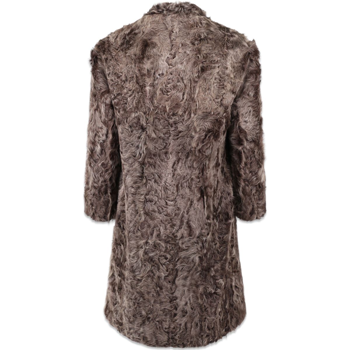 Sofia Jacke | Kalgan Lammfell Braune Schneespitze