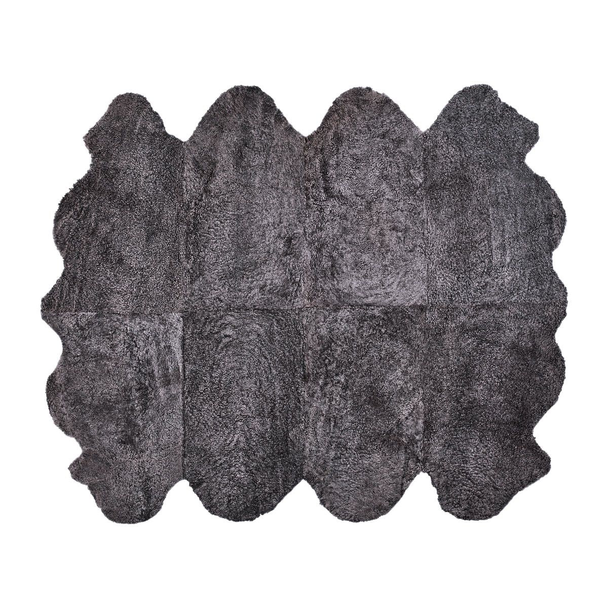 Lammfell Teppich Premium | Kurzhaar | Neuseeland | 180x214 cm Anthrazit