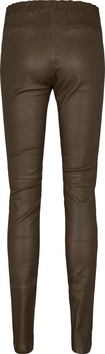 Ambra Leggings | Lammleder Moosgrün