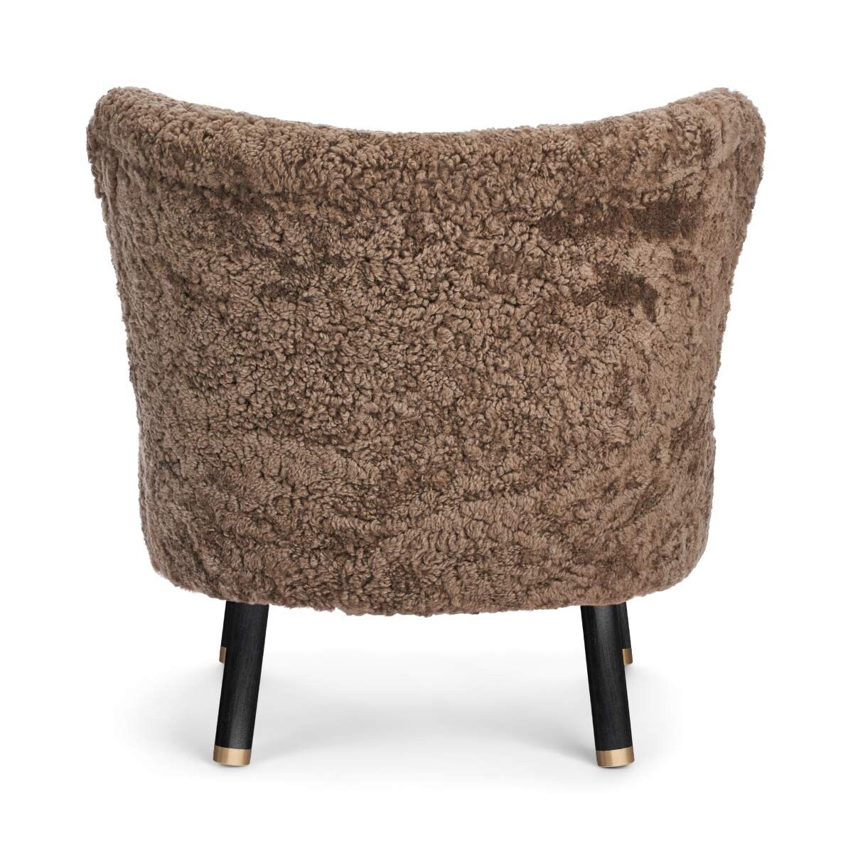 Emil Loungesessel | Premium Lammfell | Kurzhaar Taupe