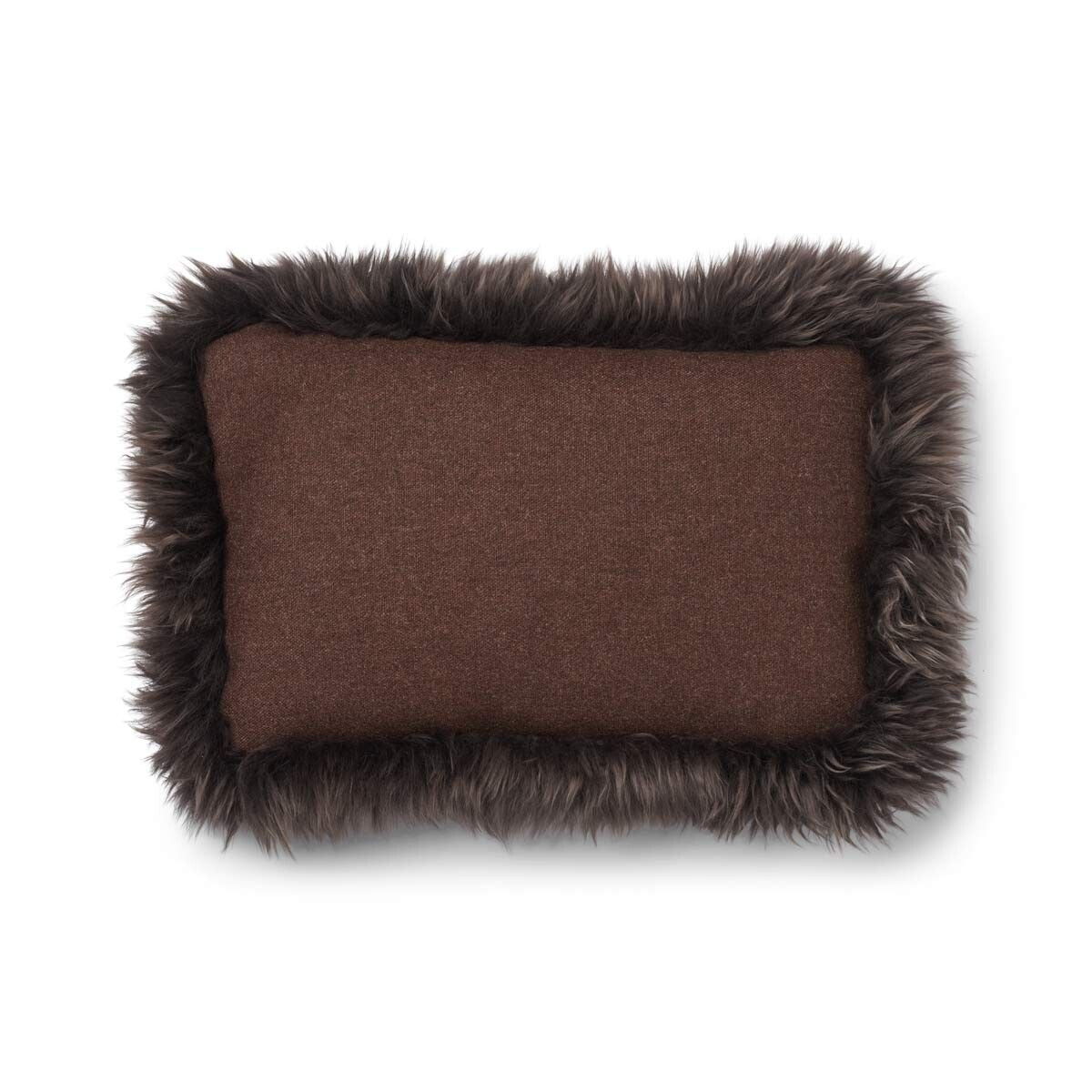 Wollkissen | 100% Wolle | Fellborte | 52x52 cm | 34x52 cm