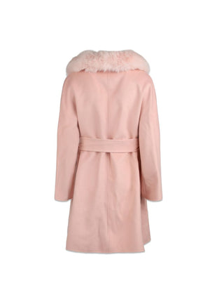 Lucia Mantel | Wolle, Fuchs Pink